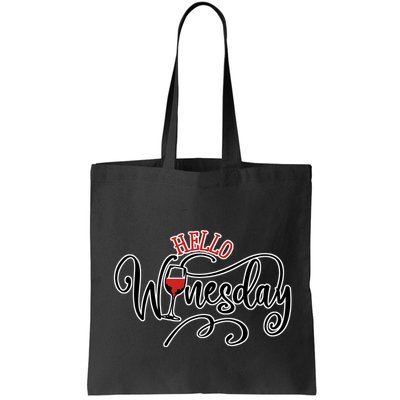 Hello Wednesday Wine Bag
