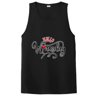 Hello Wednesday Wine PosiCharge Competitor Tank