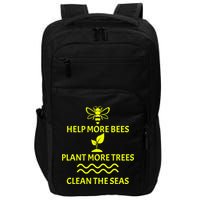 Help Bees Plant Trees Clean The Seas Impact Tech Backpack