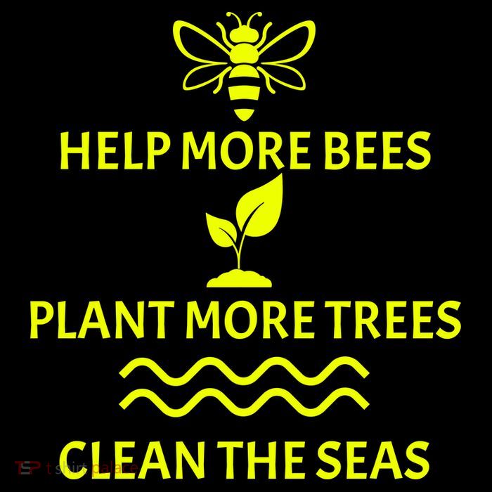 Help Bees Plant Trees Clean The Seas Flatbill Hat