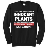 Help End The Violence Eat Bacon  Sweatshirt