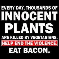 Help End The Violence Eat Bacon  Sweatshirt