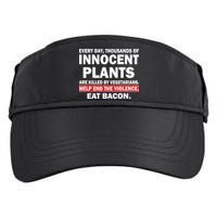 Help End The Violence Eat Bacon  Adult Drive Performance Visor