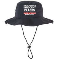 Help End The Violence Eat Bacon  Bucket Hat