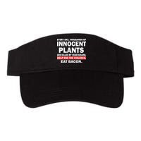 Help End The Violence Eat Bacon  Visor
