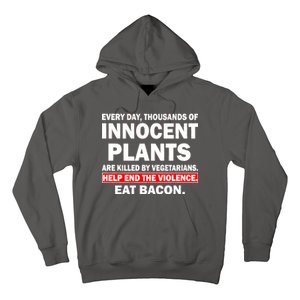 Help End The Violence Eat Bacon  Hoodie