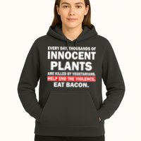 Help End The Violence Eat Bacon  Hoodie