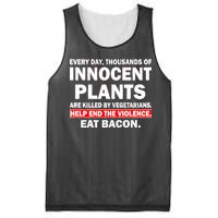 Help End The Violence Eat Bacon  Mesh Reversible Basketball Jersey Tank