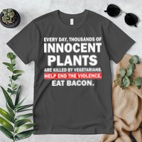 Help End The Violence Eat Bacon  Premium T-Shirt