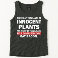 Help End The Violence Eat Bacon  Tank Top