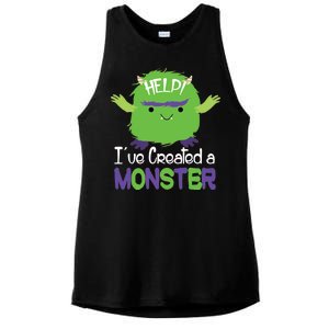 Help I've Created A Monster Ladies PosiCharge Tri-Blend Wicking Tank