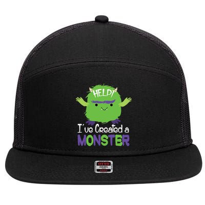 Help I've Created A Monster 7 Panel Mesh Trucker Snapback Hat