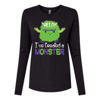 Help I've Created A Monster Womens Cotton Relaxed Long Sleeve T-Shirt