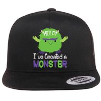 Help I've Created A Monster Flat Bill Trucker Hat