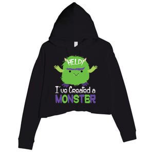 Help I've Created A Monster Crop Fleece Hoodie