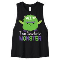 Help I've Created A Monster Women's Racerback Cropped Tank