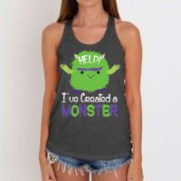 Help I've Created A Monster Women's Knotted Racerback Tank