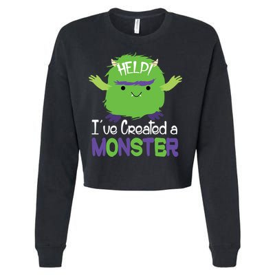 Help I've Created A Monster Cropped Pullover Crew