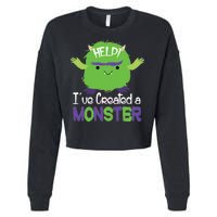 Help I've Created A Monster Cropped Pullover Crew