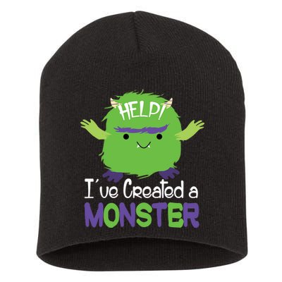 Help I've Created A Monster Short Acrylic Beanie