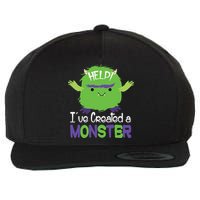 Help I've Created A Monster Wool Snapback Cap