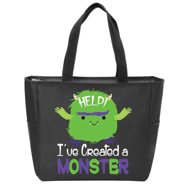 Help I've Created A Monster Zip Tote Bag