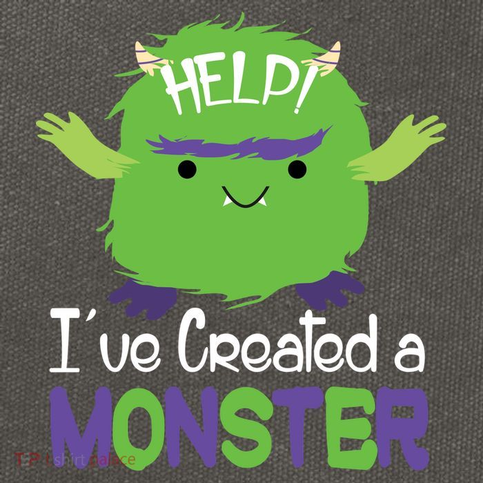 Help I've Created A Monster Cotton Canvas Backpack