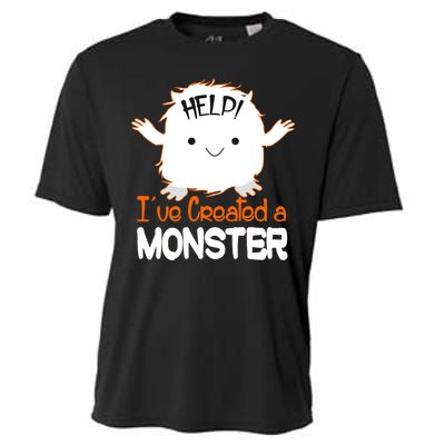 Help I've Created a Monster Funny Halloween Cooling Performance Crew T-Shirt