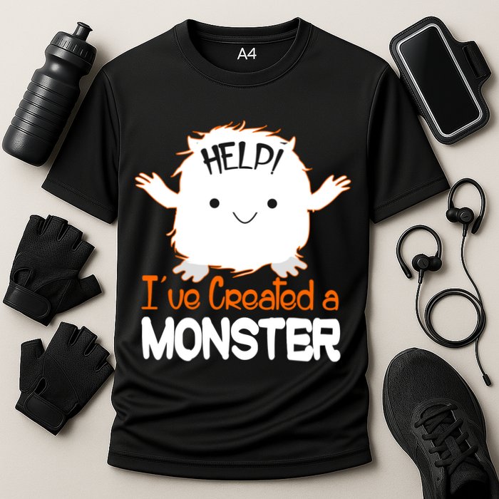Help I've Created a Monster Funny Halloween Performance Shirt