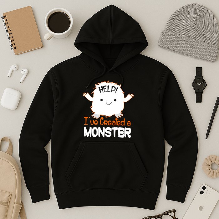 Help I've Created a Monster Funny Halloween Hoodie
