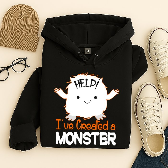 Help I've Created a Monster Funny Halloween Hoodie