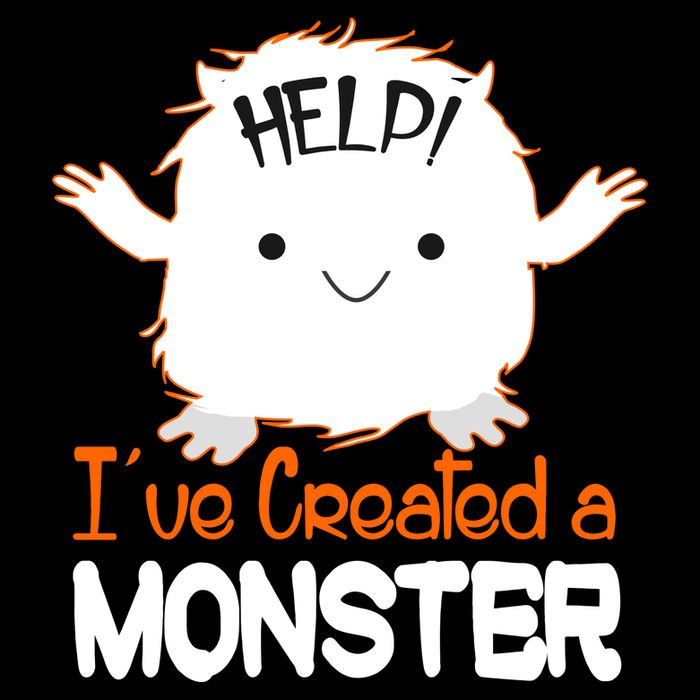 Help I've Created a Monster Funny Halloween Backpack