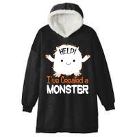 Help I've Created a Monster Funny Halloween Hooded Wearable Blanket