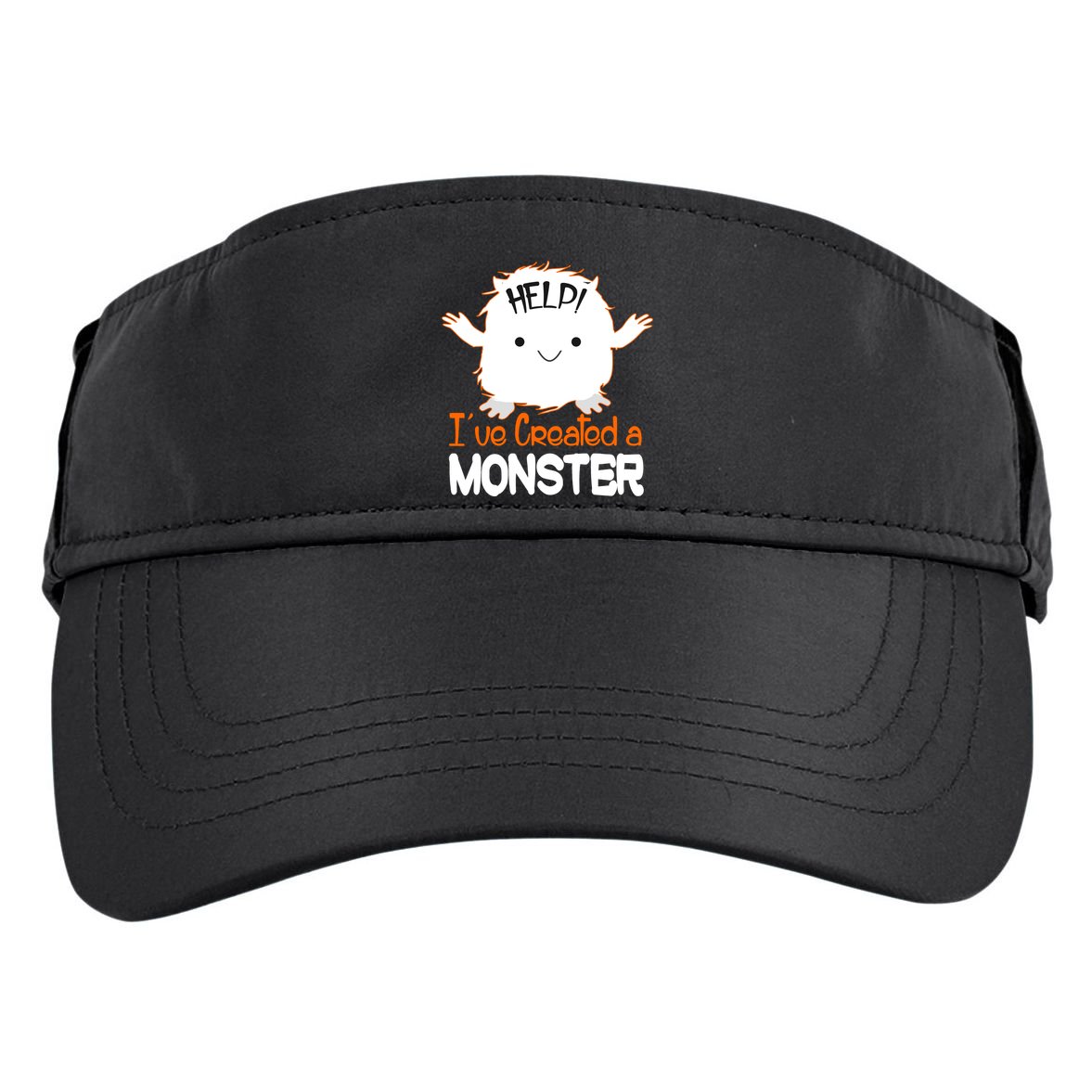 Help I've Created a Monster Funny Halloween Adult Drive Performance Visor