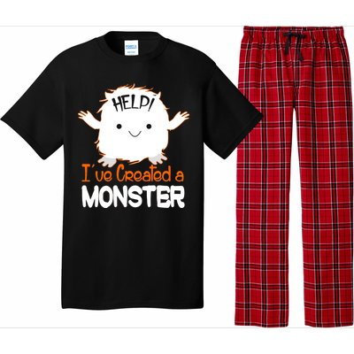 Help I've Created a Monster Funny Halloween Pajama Set