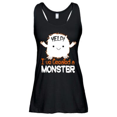 Help I've Created a Monster Funny Halloween Ladies Essential Flowy Tank