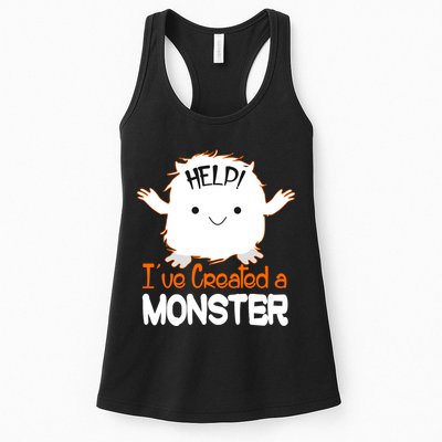 Help I've Created a Monster Funny Halloween Womens Tank Top