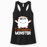 Help I've Created a Monster Funny Halloween Womens Tank Top