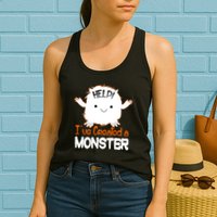 Help I've Created a Monster Funny Halloween Womens Tank Top