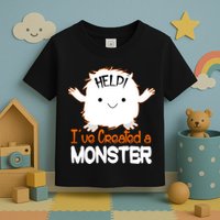 Help I've Created a Monster Funny Halloween Toddler T-Shirt