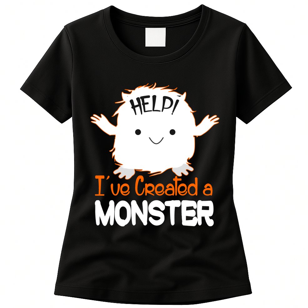 Help I've Created a Monster Funny Halloween Womens T-Shirt
