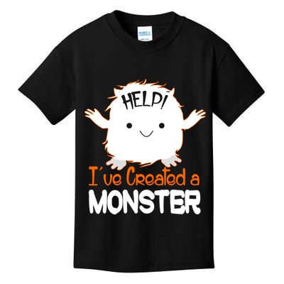 Help I've Created a Monster Funny Halloween Kids T-Shirt