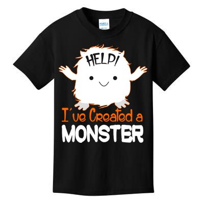 Help I've Created a Monster Funny Halloween Kids T-Shirt