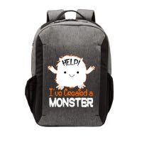 Help I've Created a Monster Funny Halloween Vector Backpack