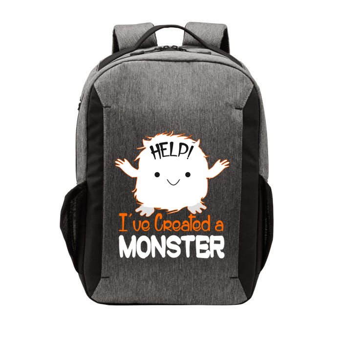 Help I've Created a Monster Funny Halloween Vector Backpack