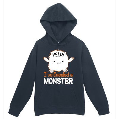 Help I've Created a Monster Funny Halloween Urban Pullover Hoodie