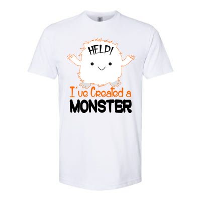 Help I've Created a Monster Funny Halloween Softstyle® CVC T-Shirt