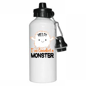 Help I've Created a Monster Funny Halloween Aluminum Water Bottle