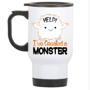 Help I've Created a Monster Funny Halloween Stainless Steel Travel Mug