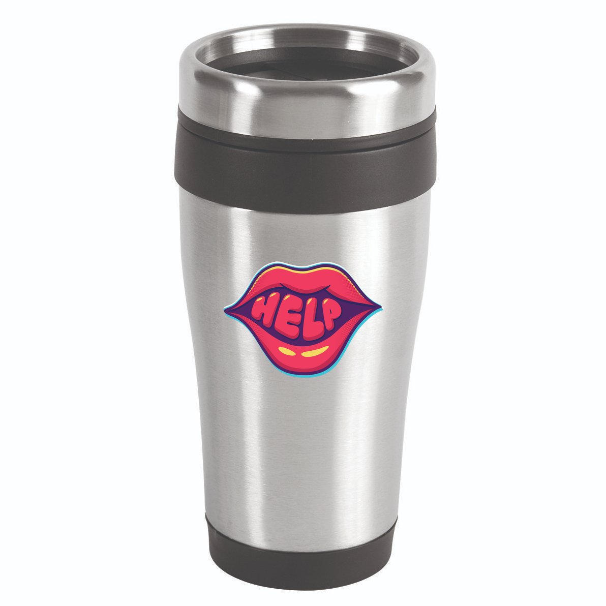 Help Lips 16oz Travel Tumbler
